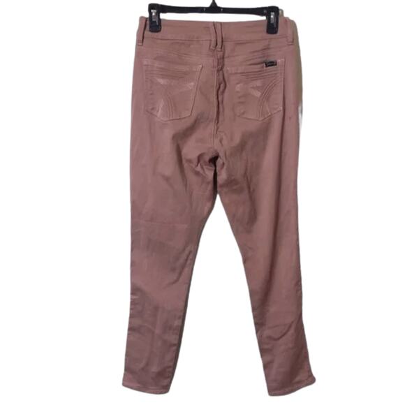 Seven 7 jeans Size 7 Mauve Pink Stretch Jeans Skinny - Picture 2 of 6